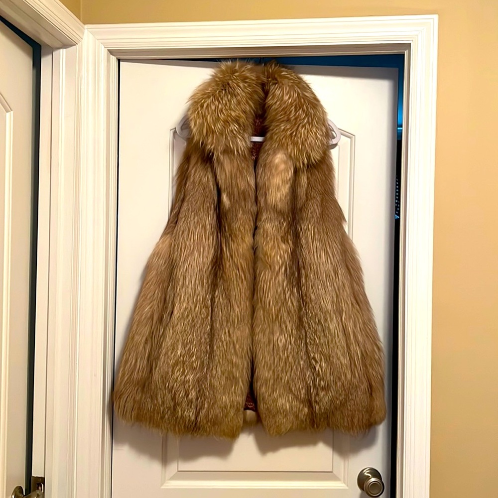 Gorgeous Amber Fox vest
